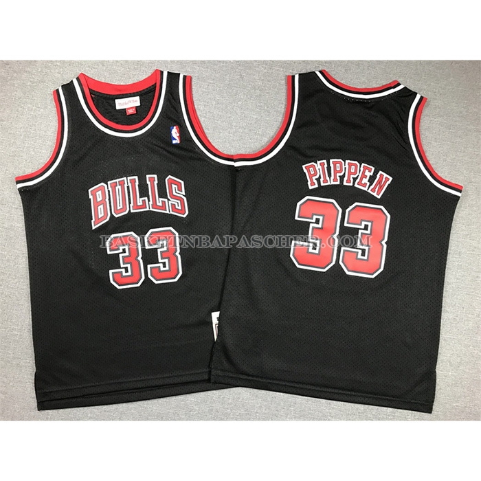 Maillot Enfant Chicago Bulls Scottie Pippen NO 33 Mitchell & Ness 1997-98 Noir
